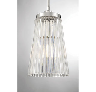 Chantilly 1-Light Pendant in Polished Nickel