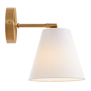 1-Light Wall Sconce in Natural Brass (Set of 2)