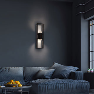 Mars Wall Sconce  Sand Black