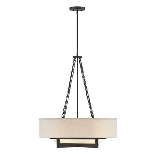 Brentwood 4-Light Pendant in Matte Black