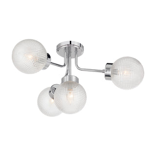 Coral 4-Light Semi-Flush in Chrome