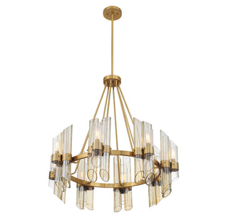 Biltmore 8-Light Chandelier in Warm Brass