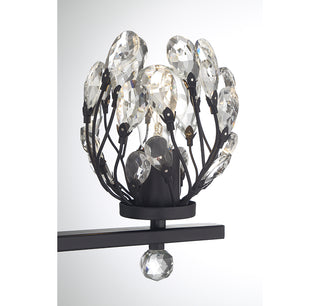 Moreno 3-Light Bathroom Vanity Light in Matte Black