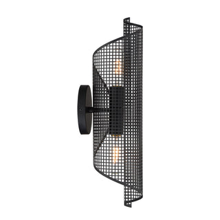 Hillbourne 2-Light Wall Sconce in Matte Black
