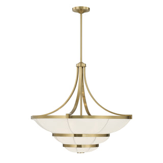 Constantine 4-Light Chandelier in Warm Brass