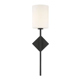 Destin 1-Light Wall Sconce in Matte Black