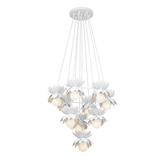 Pacha 10-Light Chandelier in White Cashmere by Breegan Jane