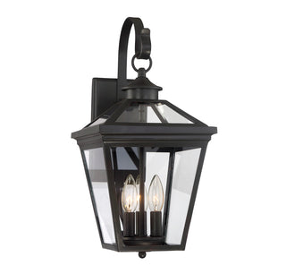 Ellijay 3-Light Outdoor Wall Lantern in English Bronze