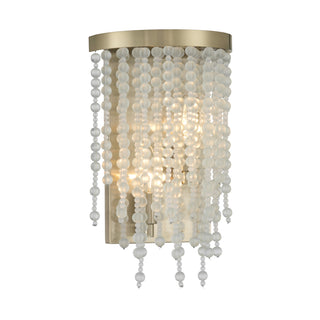 Jeanette 2-Light Wall Sconce in Noble Brass