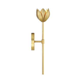 1-Light LED Wall Sconce in True Gold