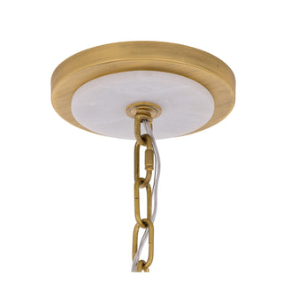 Judi 8-Light Chandelier in Distressed Gold by Breegan Jane