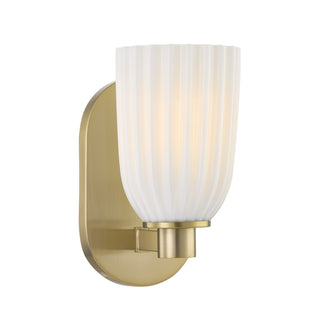 Baldwin 1-Light Wall Wall Sconce in Noble Brass