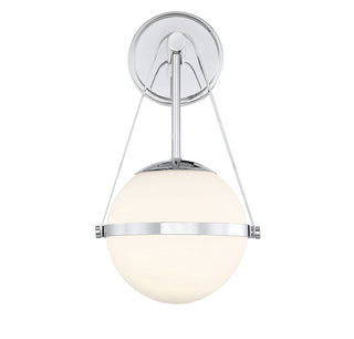 Polson 1-Light Wall Sconce in Polished Chrome