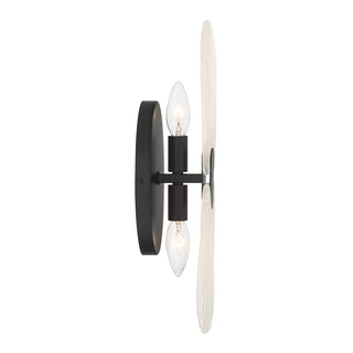 Bancroft 2-Light Wall Sconce in Matte Black