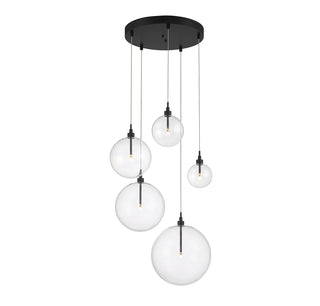 5-Light Pendant in Oil Rubbed Bronze
