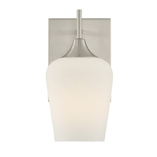 Octave 1-Light Wall Sconce in Satin Nickel