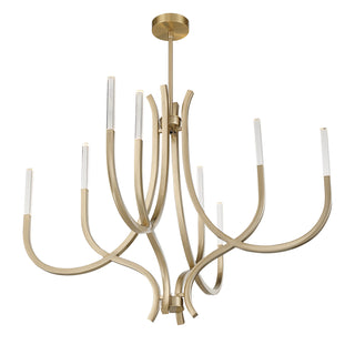 Bradford 8-Light Chandelier in Noble Brass