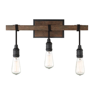 Burgess 3-Light Bathroom Vanity Light in Durango