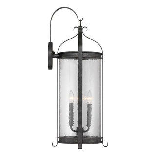 Preston 4-Light Outdoor Wall Lantern in Iron Oxide