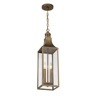 Lancaster 2-Light Outdoor Hanging Lantern in Atlas Bronze