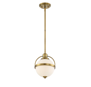 Westbourne 1-Light Pendant in Warm Brass