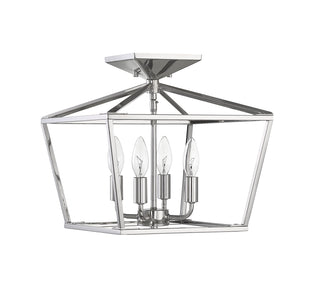 Townsend 4-Light Ceiling Light in Polished Nickel