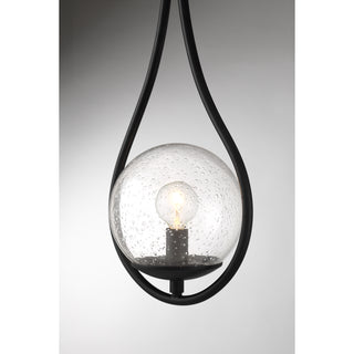 Encino 1-Light Wall Sconce in Matte Black