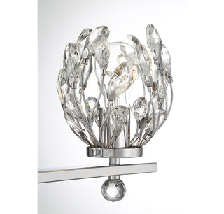 Moreno 3-Light Bathroom Vanity Light in Chrome