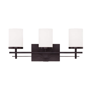Colton 3-Light Bathroom Vanity Light in English Bronze
