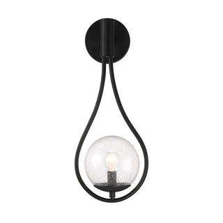 Encino 1-Light Wall Sconce in Matte Black
