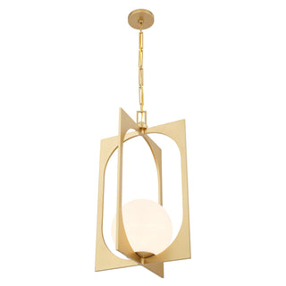 Harding 1-Light Pendant in Spun Gold