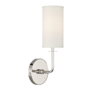 Powell 1-Light Wall Sconce in Polished Nickel