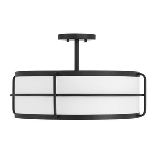 Chauncey 4-Light Ceiling Light in Matte Black