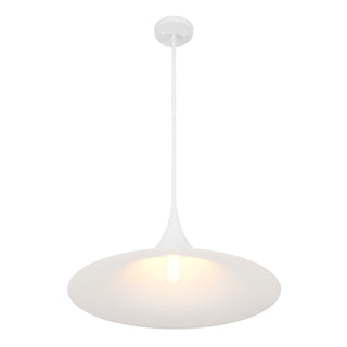 Bowdin 1-Light Pendant in Bisque White