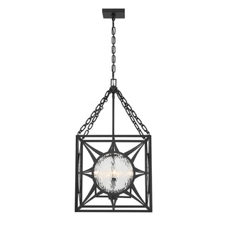 Balfour 4-Light Pendant in Matte Black