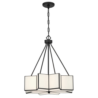 Reiling 3-Light Pendant in Matte Black