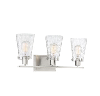 Vaughan 3-Light Bathroom Vanity Light in Satin Nickel