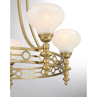 Allston 5-Light Chandelier in Warm Brass