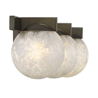 Darien 3-Light Bathroom Vanity Light in Mediterranean Bronze
