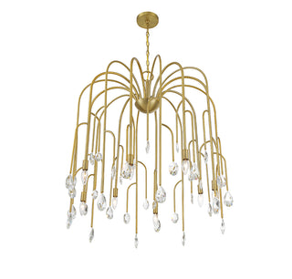 Anholt 8-Light Chandelier in Noble Brass