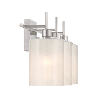 3-Light Bathroom Vanity Light in Brushed Nickel