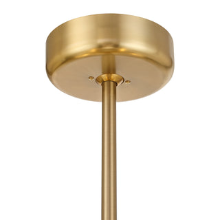 Mansell 4-Light Fan D'Lier in Warm Brass