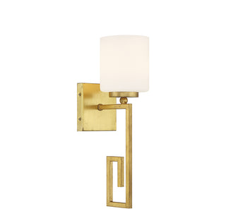 Quatrain 1-Light Wall Sconce in True Gold