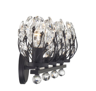 Moreno 4-Light Bathroom Vanity Light in Matte Black