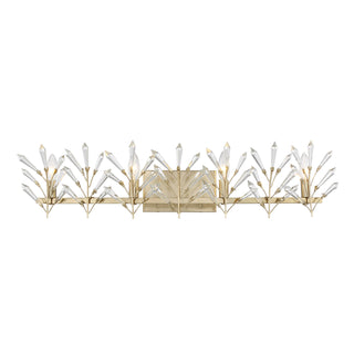 Orianna 4-Light Bathroom Vanity Light in Noble Brass