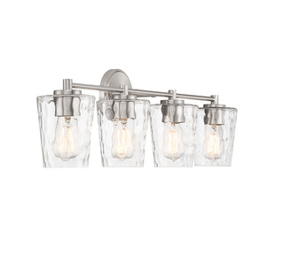 Ballas 4-Light Bathroom Vanity Light in Satin Nickel