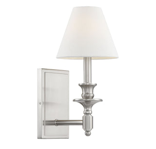 Washburn 1-Light Wall Sconce in Satin Nickel