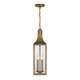 Lancaster 2-Light Outdoor Hanging Lantern in Atlas Bronze