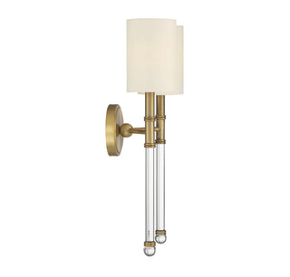 Fremont 2-Light Wall Sconce in Warm Brass