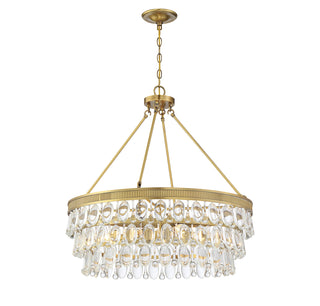 Windham 6-Light Pendant in Warm Brass